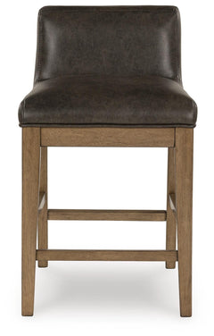 Cabalynn Counter Height Dining Table and 6 Barstools