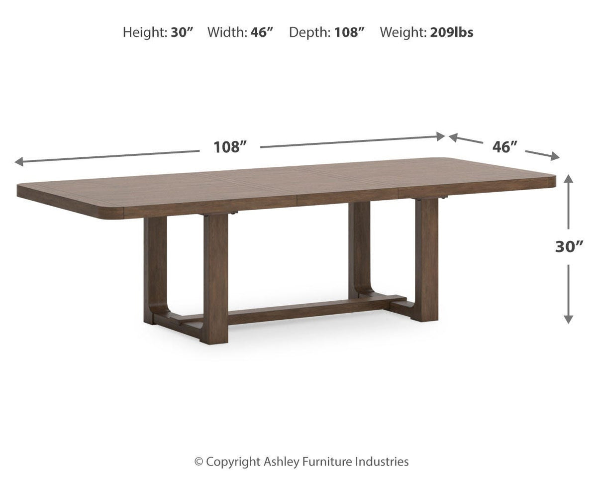 Cabalynn Dining Table and 4 Chairs
