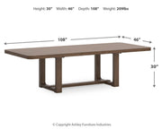 Cabalynn Dining Table and 4 Chairs