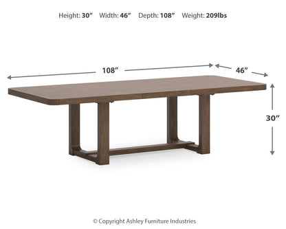 Cabalynn Dining Table and 4 Chairs