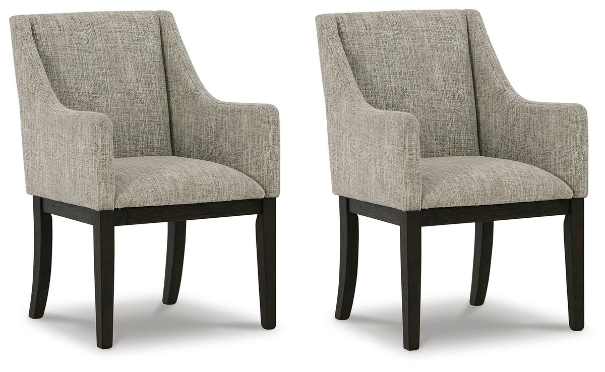 Burkhaus Dining UPH Arm Chair (2/CN)