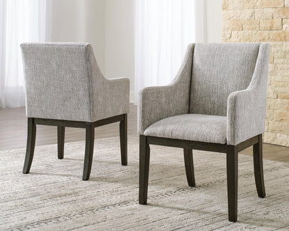 Burkhaus Dining UPH Arm Chair (2/CN)