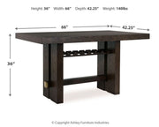 Burkhaus RECT Dining Room Counter Table