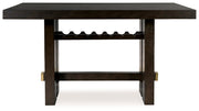 Burkhaus Counter Height Dining Table and 6 Barstools