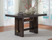 Burkhaus Counter Height Dining Table and 6 Barstools