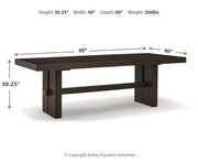 Burkhaus Dining Table and 4 Chairs