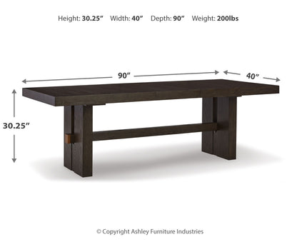 Burkhaus Dining Table and 4 Chairs