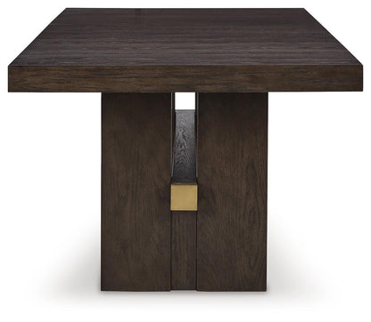 Burkhaus Dining Table and 4 Chairs