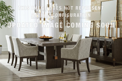 Burkhaus Dining Table and 6 Chairs