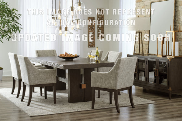 Burkhaus Dining Table and 6 Chairs