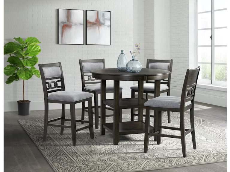 Amherst 5PC Round Counter Set - Counter Height