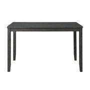 Alex Grey 60" 7 PC Counter Set (Grey Table with Black PU Seat)