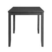 Alex Grey 60" 7 PC Counter Set (Grey Table with Black PU Seat)