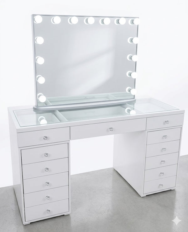 Kale Glam Vanity Set Silver