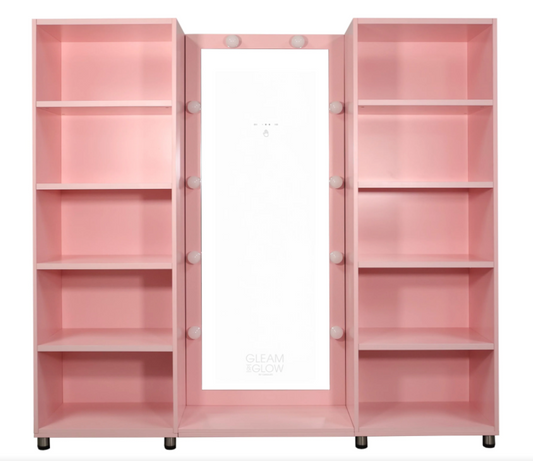 Charlotte Full Length Pink Vanity Kit