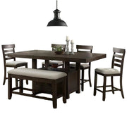 Juego de comedor Colorado de 7 piezas de altura de mostrador