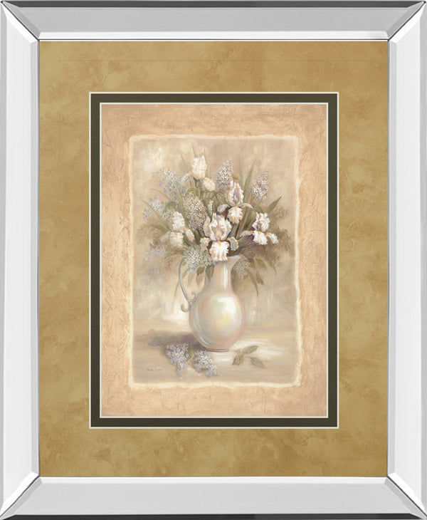 Mirrored Frame White Bounty I By Vivian Flasch