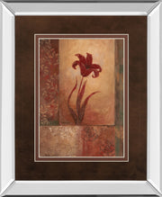 Mirrored Frame Lily Silhouette By Vivian Flasch