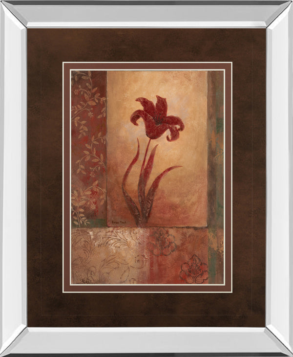 Mirrored Frame Lily Silhouette By Vivian Flasch