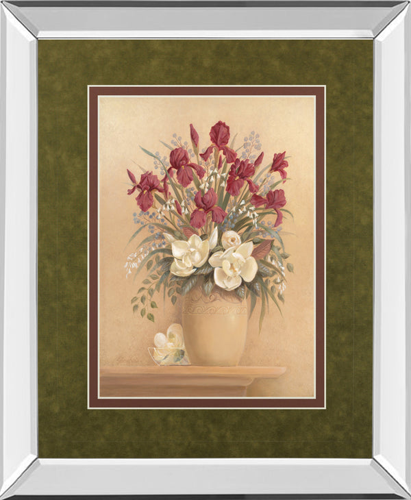 Mirrored Frame Classic Petal I By Gloria Eriksen