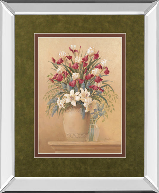 Mirrored Frame Classic Petal II By Gloria Eriksen