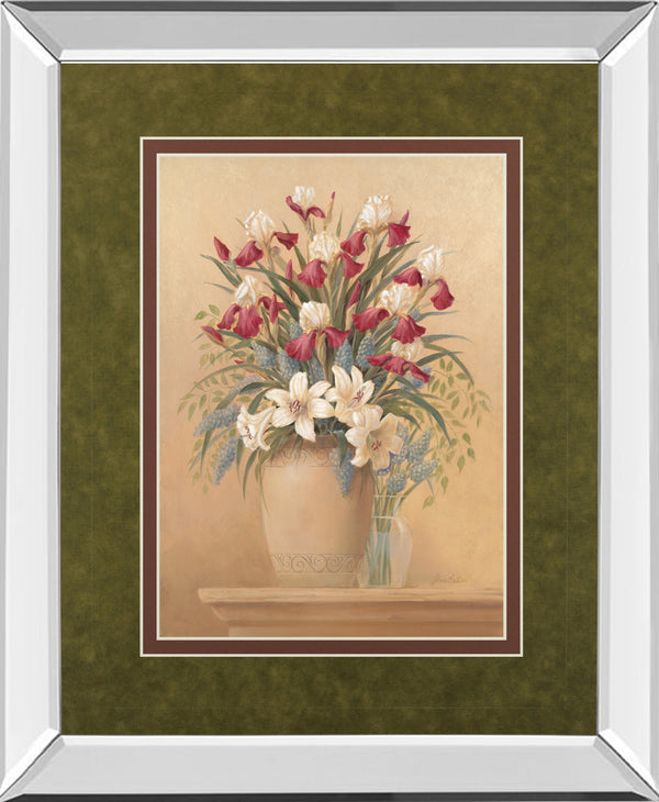 Mirrored Frame Classic Petal II By Gloria Eriksen