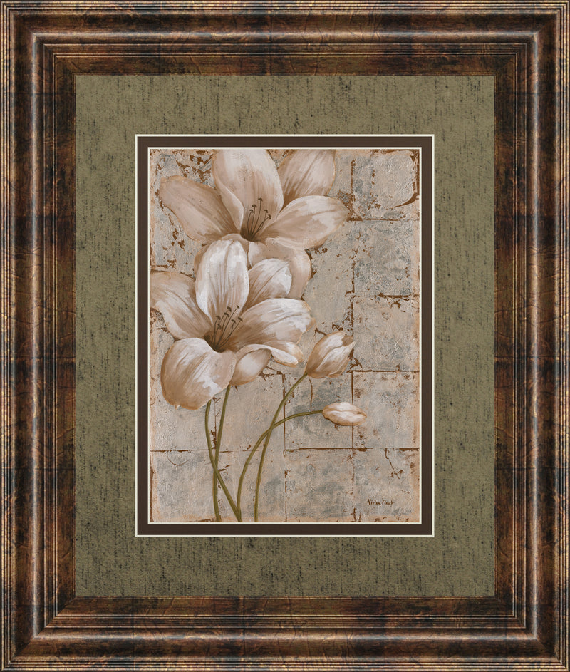 Ilies On Silver I By Vivian Flasch