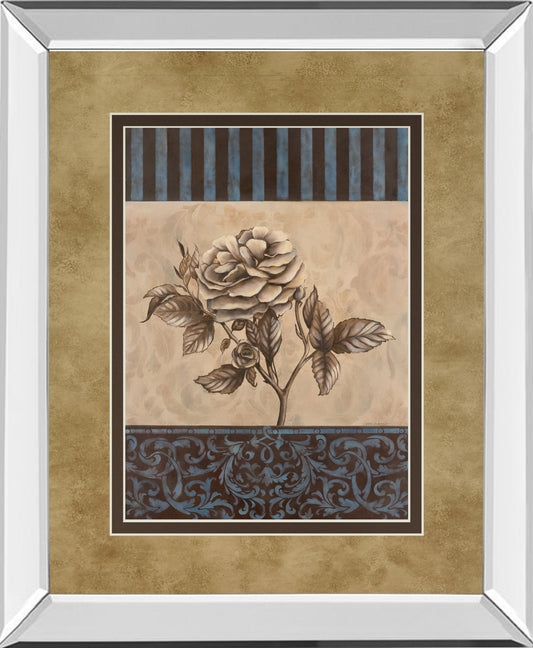 Mirrored Frame Rose Refined II By Carol Robinson