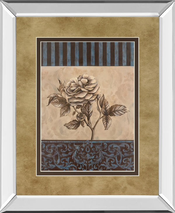 Mirrored Frame Rose Refined II By Carol Robinson