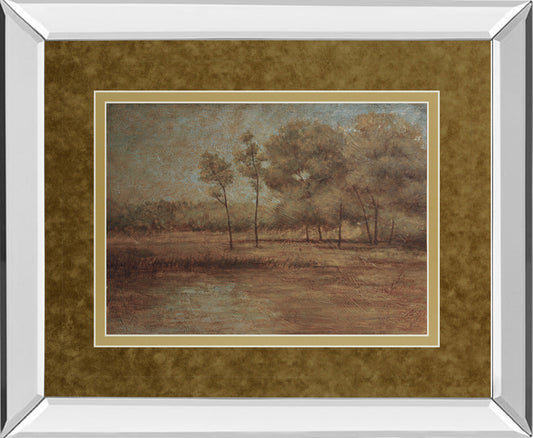 Mirrored Frame Woodland Solitude By Veronica Faust