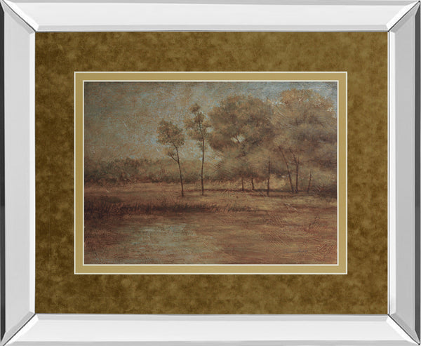 Mirrored Frame Woodland Solitude By Veronica Faust