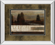Mirrored Frame Quiet Forest By Roxi Gray