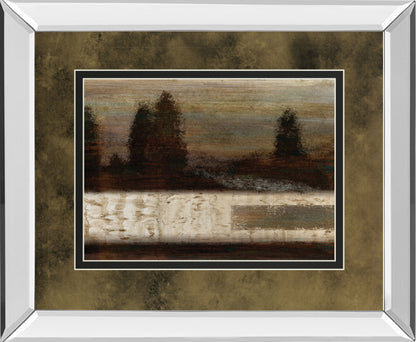 Mirrored Frame Quiet Forest By Roxi Gray