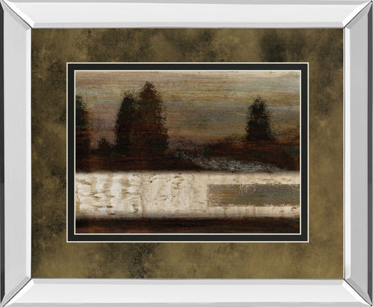 Mirrored Frame Quiet Forest By Roxi Gray