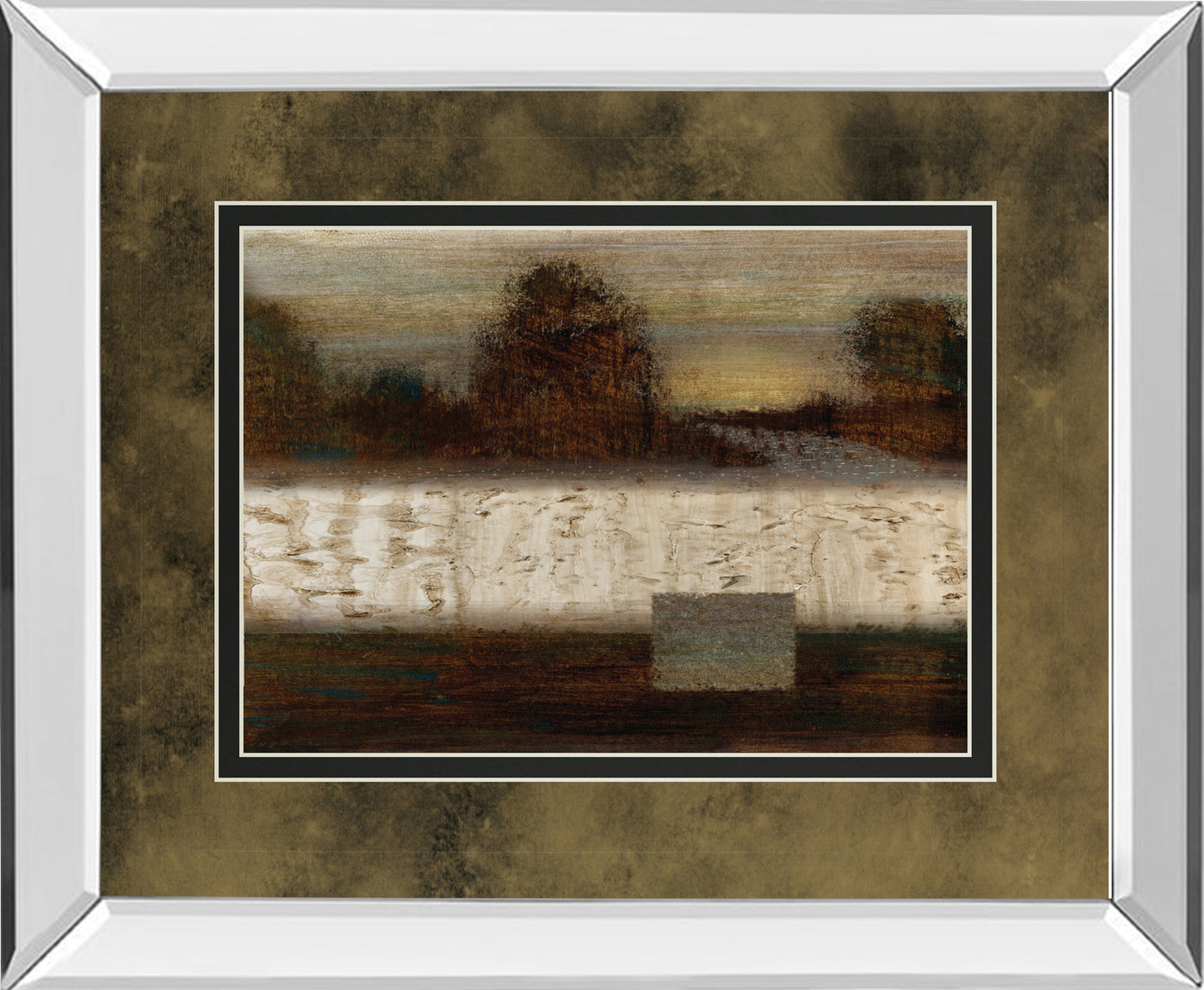 Mirrored Frame Secluded Forest By Roxi Gray
