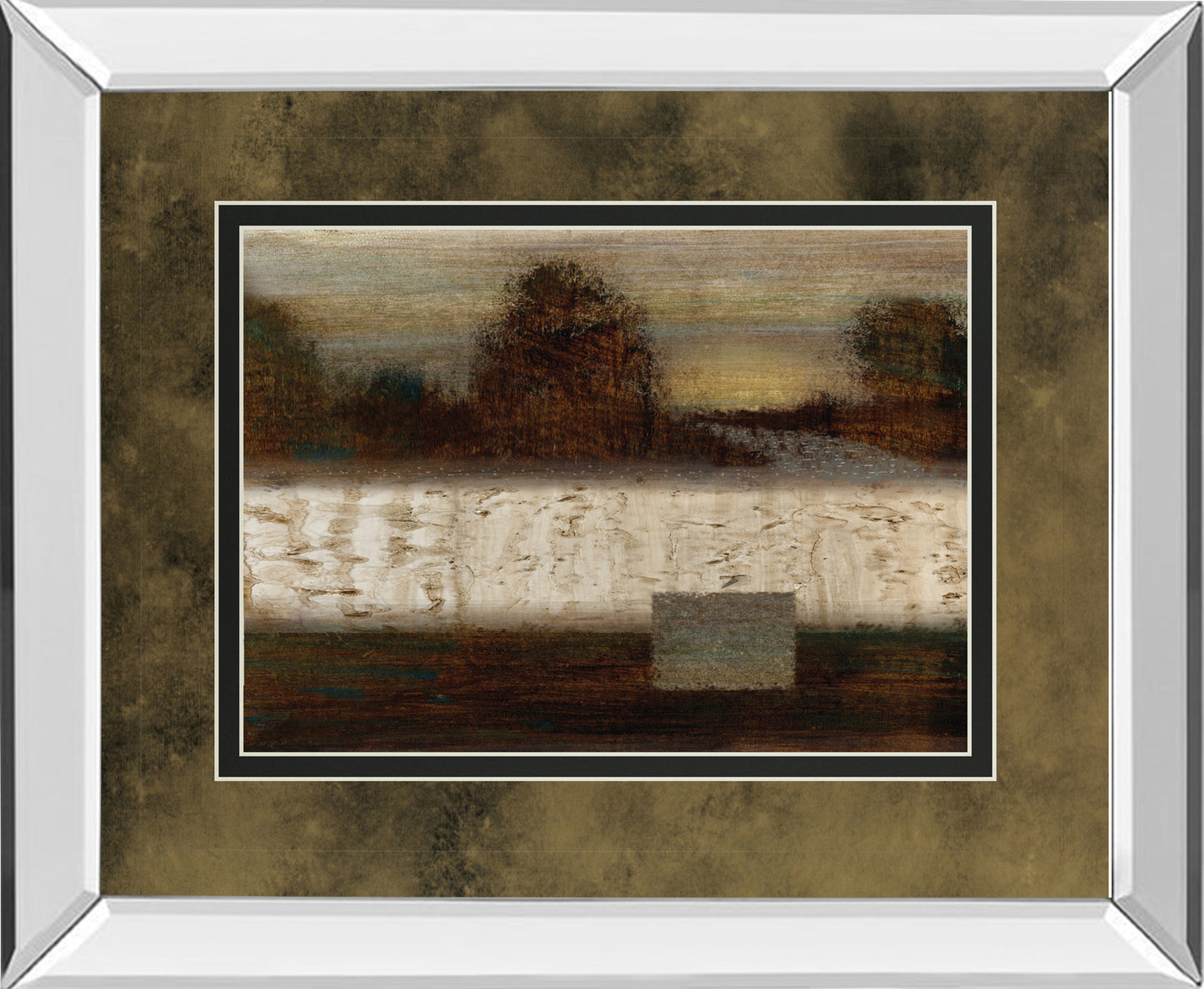 Mirrored Frame Secluded Forest By Roxi Gray