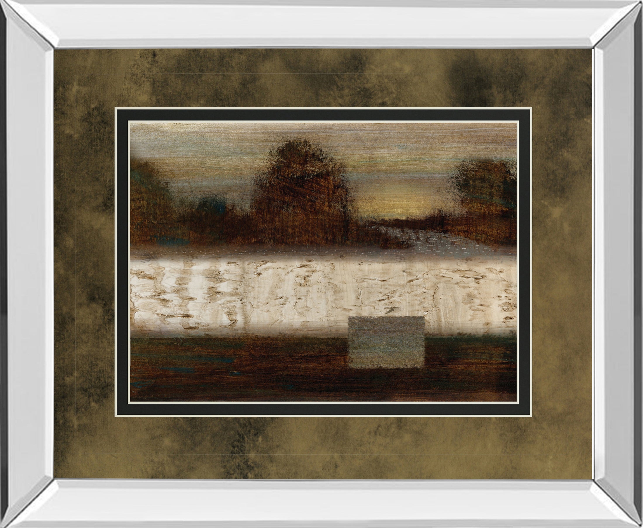 Mirrored Frame Secluded Forest By Roxi Gray