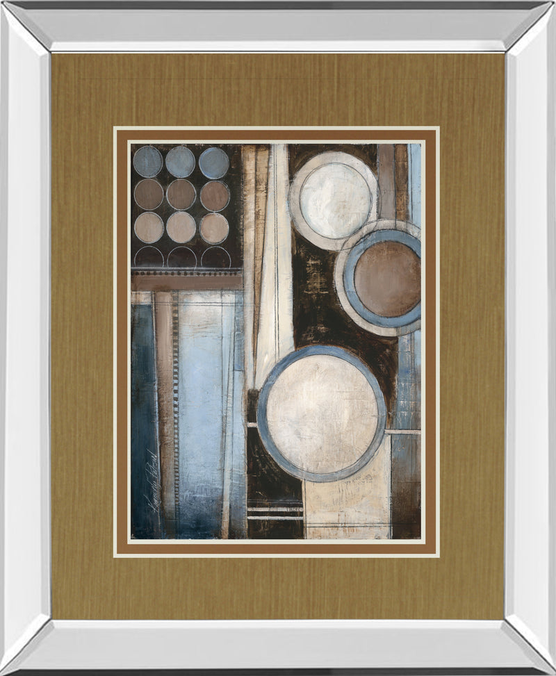 Mirrored Frame Blue Notes II By Kimberly Poloson
