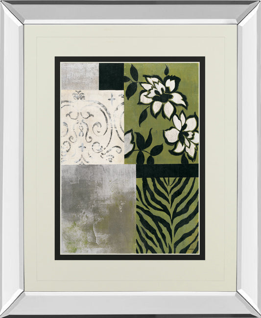 Mirrored Frame Playing With Patterns II By Cheryl Martin