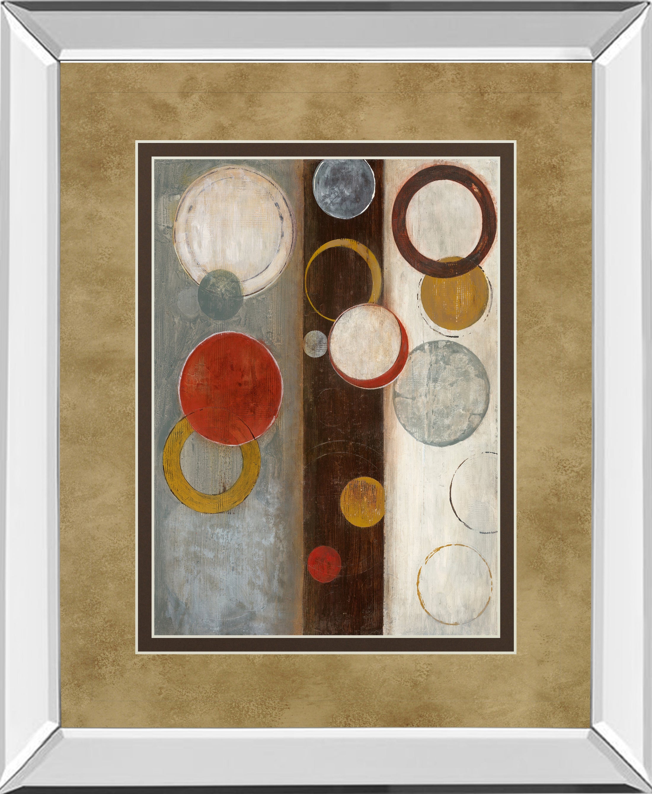 Mirrored Frame Crescent Moon I By Tava Studio