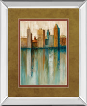 Mirrored Frame City View II By Norm Olson