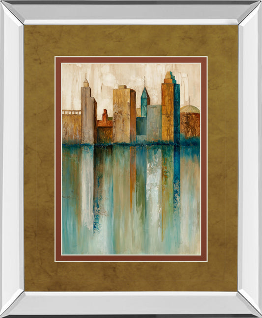 Mirrored Frame City View II By Norm Olson