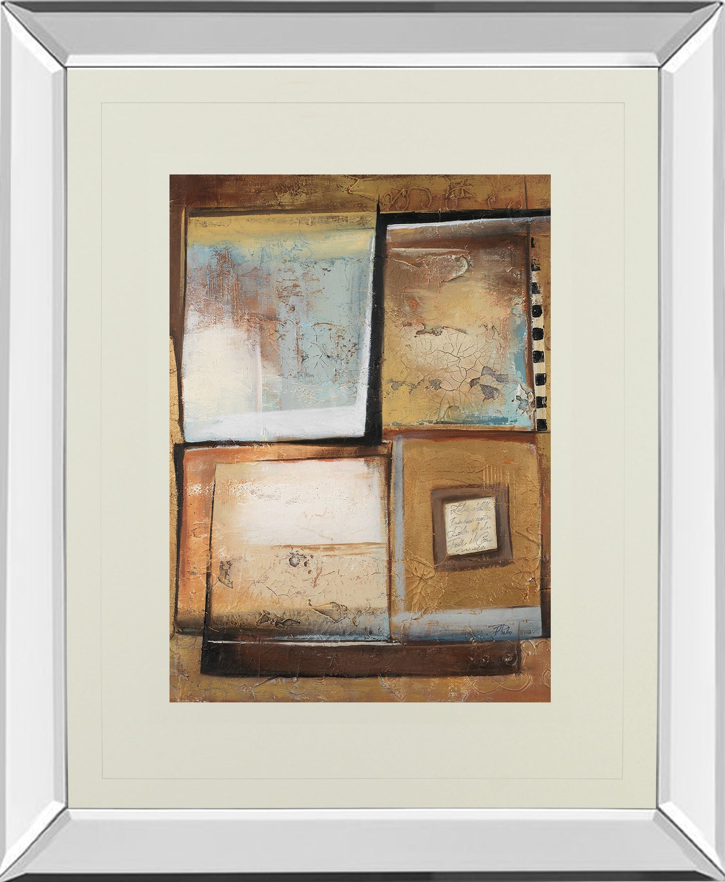 Mirrored Frame Abstract II By Patricia Pinto