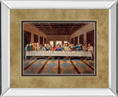 Mirrored Frame Last Supper By