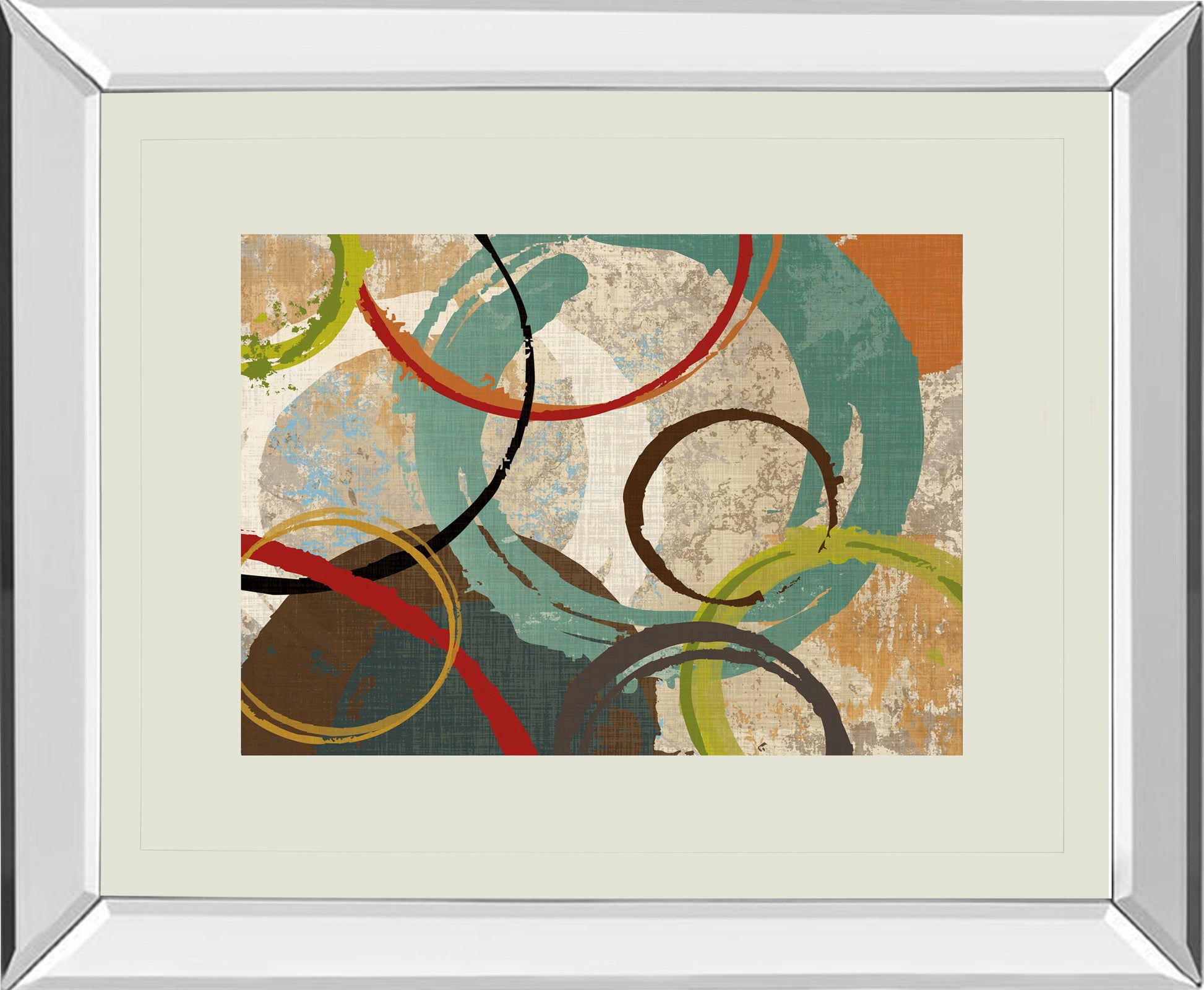 Mirrored Frame Away We Go II By Katrina Craven