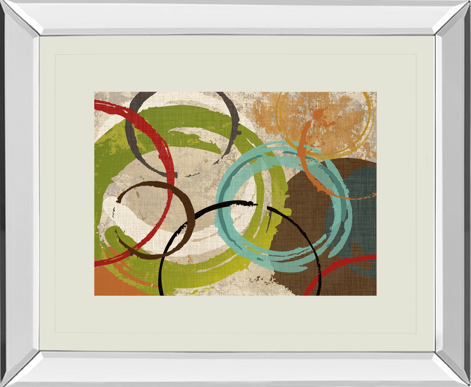 Mirrored Frame Away We Go I By Katrina Craven