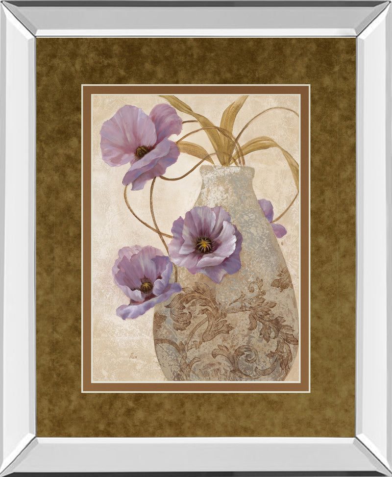 Mirrored Frame Purple Sophistication II By Nan