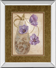 Mirrored Frame Purple Sophistication I By Nan