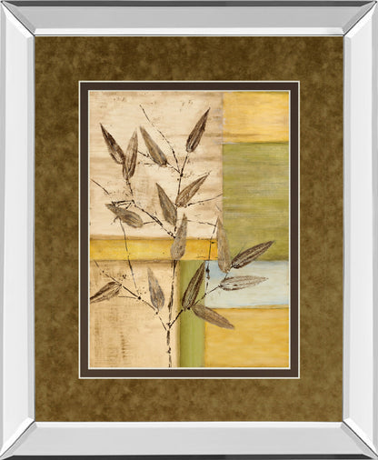 Mirrored Frame Urban Garden I By Norm Olson