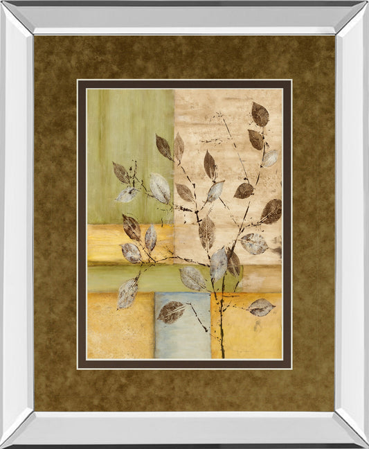 Mirrored Frame Urban Garden II By Norm Olson